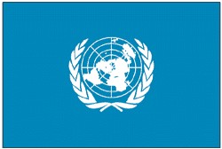 旗「国際連合」