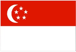 旗「シンガポール」